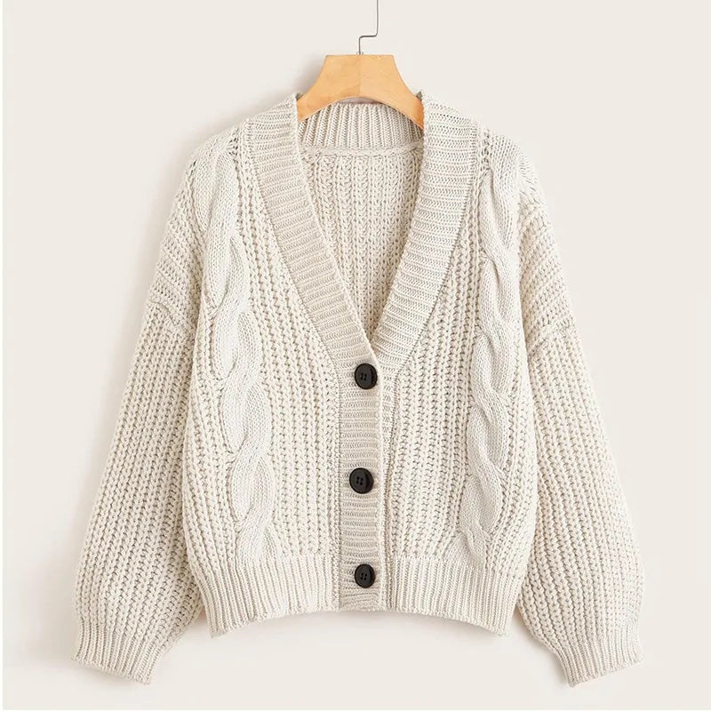 Cardigan col V vintage