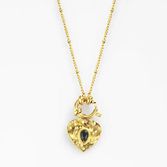 Joli collier pendentif coeur pour femme