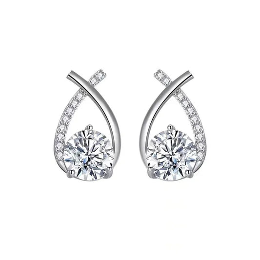 Boucles d'oreilles clous en argent sterling